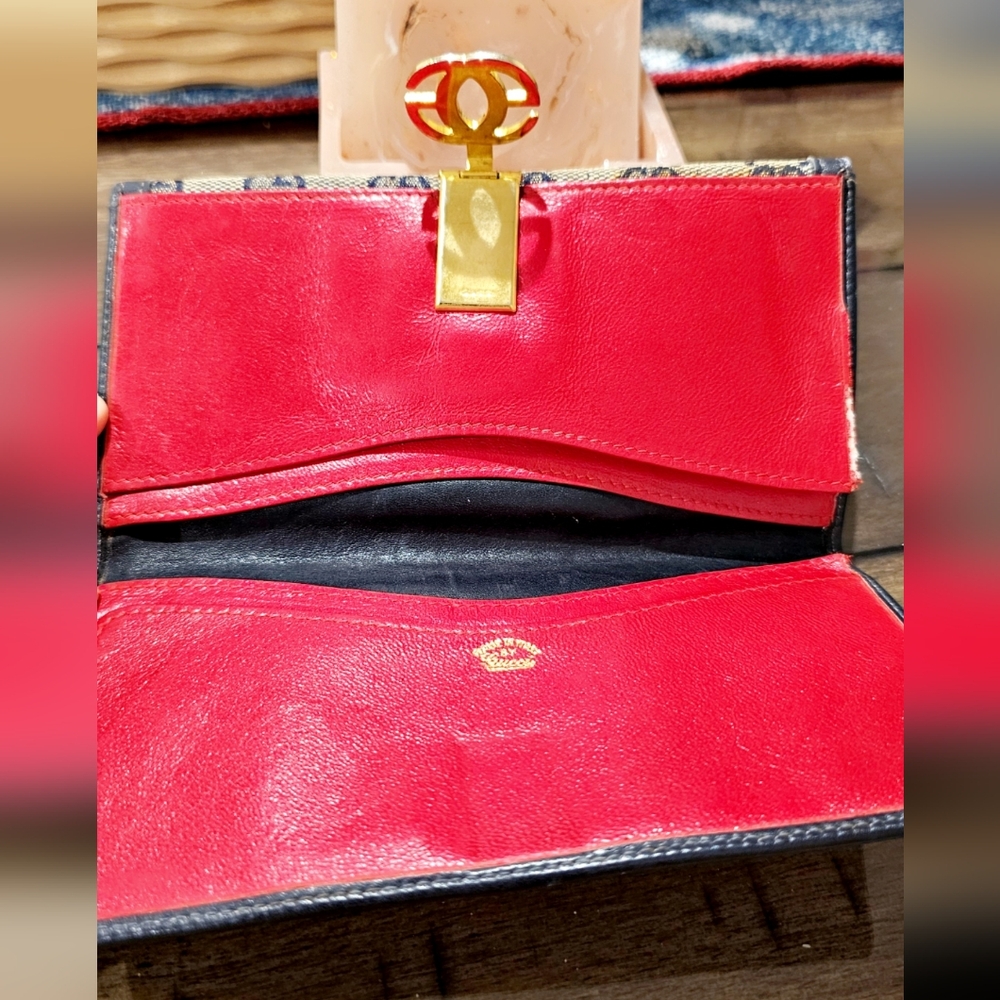 Authentic Gucci Monogram Vintage Wallet , GG Supreme Canvas - Picture 5 of 9
